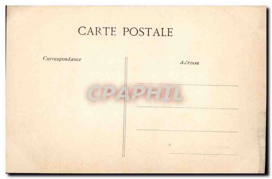 CPA Paris Hotel de Ville  — Rückseite