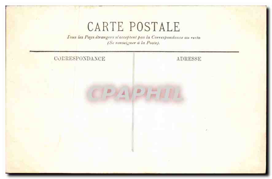 CPA Paris Le Bois de Boulogne La Cascade  — Rückseite