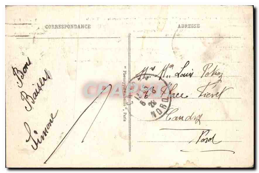 CPA Commencee sous Louis XV par Costant d'Ivry Transformee en Temple romain  — Verso