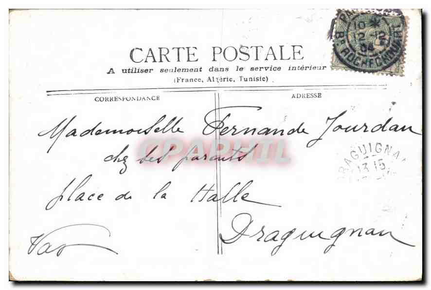 CPA Paris Le Conseil d'Etat Place du Palais Royal  — Rückseite