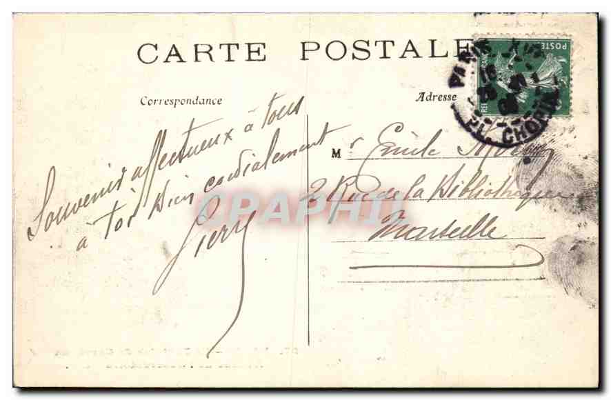 CPA Paris La Fontaine de Carpeaux Avenue de l'Observatoire  — Rückseite