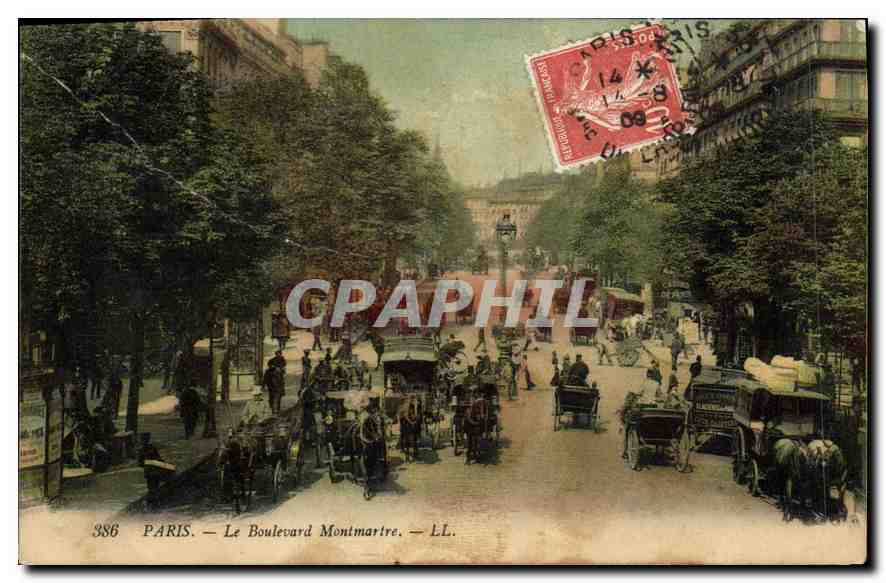 CPA Paris Le Boulevard Montmartre 