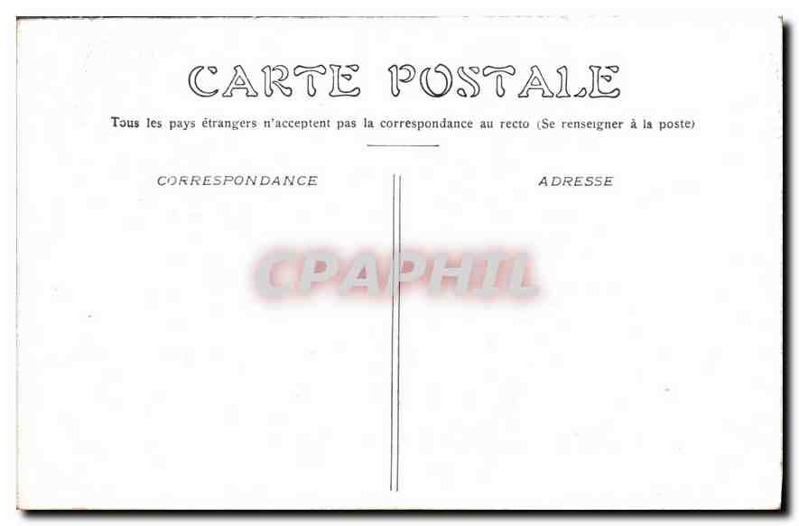 CPA Paris Eglise de la Madeleine  — Rückseite