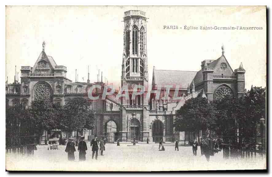 CPA Paris Eglise Saint Germain l'Auxerrois 