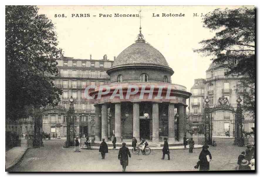 CPA Paris Parc Monceau La Rotonde 