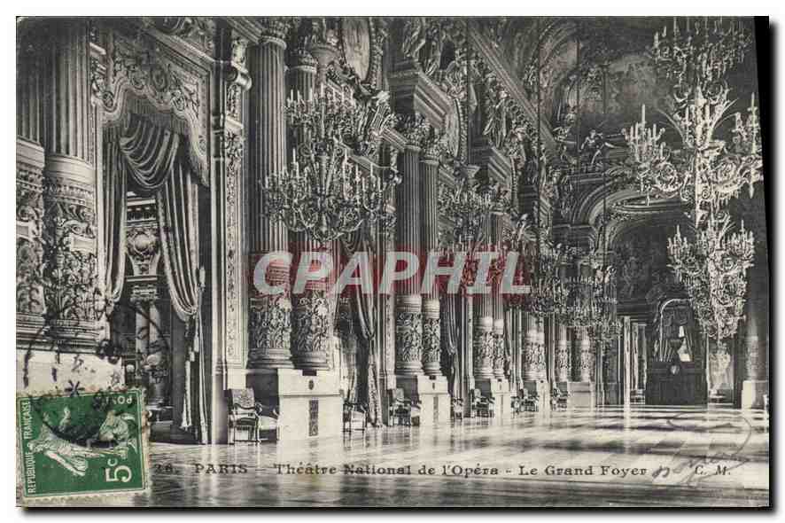 CPA Paris Theatre National de l'Opera Le Grand Foyer 