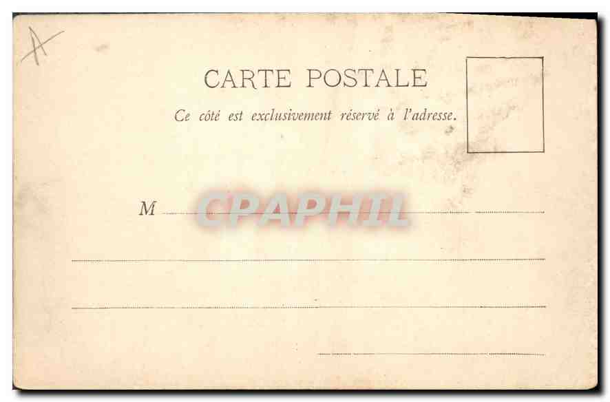 CPA Paris La Place de la Bastille & La Colonne de Juillet  — Rückseite