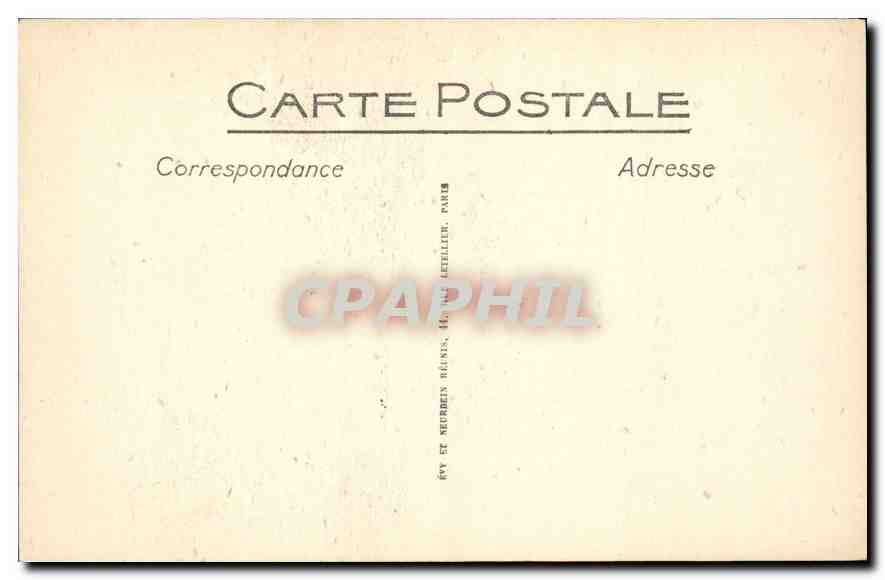 CPA Paris Notre Dame Rosace Sud  — Verso