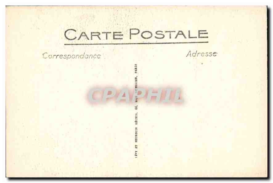 CPA Paris Notre Dame l'Abside  — Verso