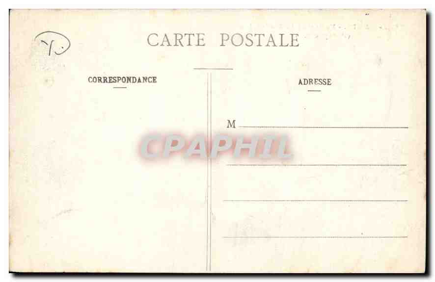 CPA Paris Eglise de la Madeleine  — Rückseite