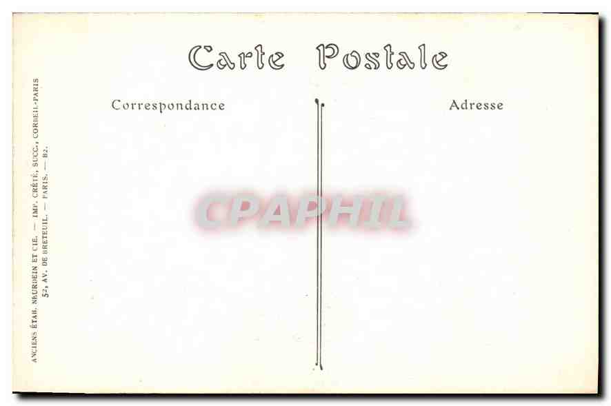 CPA Paris Notre Dame Facade Laterate sud Pinacles et Gorgouilles de la Galerie Superieure  — Verso