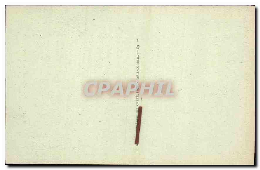 CPA Paris Notre Dame les Tours  — Verso