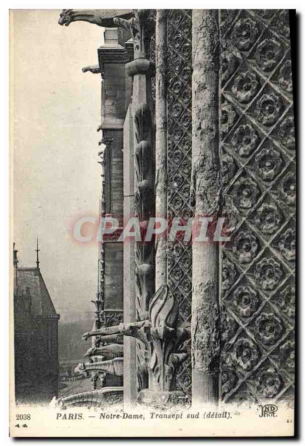 CPA Paris Notre Dame Transept sud 