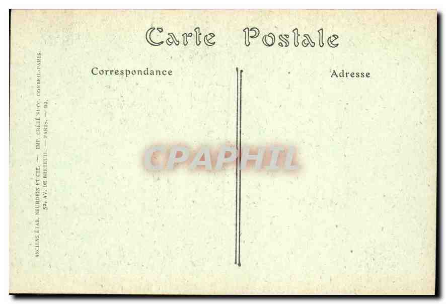 CPA Paris Notre Dame Transept sud  — Rückseite