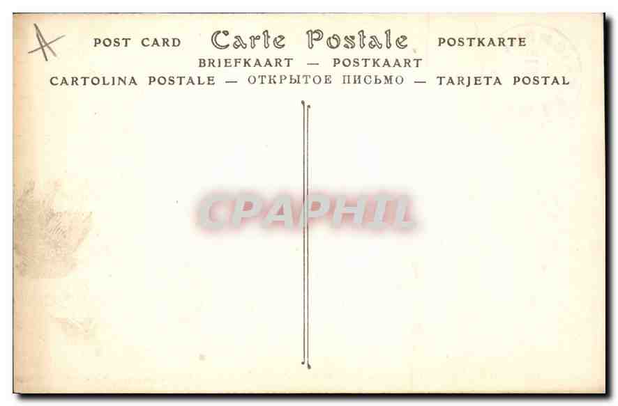 CPA Paris Vue sur l'Avenue du Bois de Boulogne prise de l'Arc de Triomphe  — Rückseite