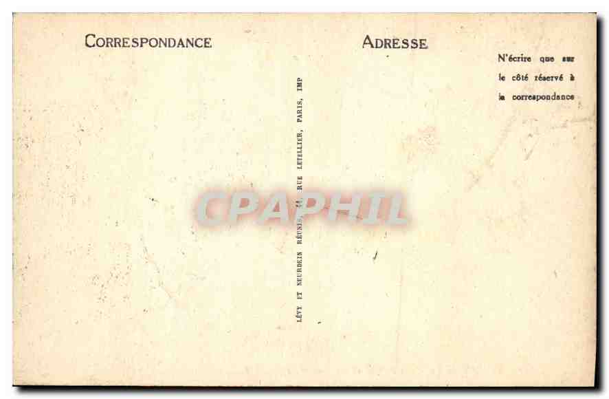 CPA Paris Le Pont Royal et les Tuileries  — Rückseite