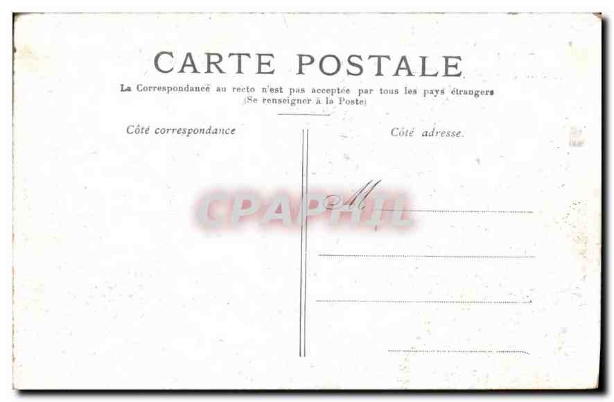 CPA Paris L'Arc de Triomphe  — Rückseite