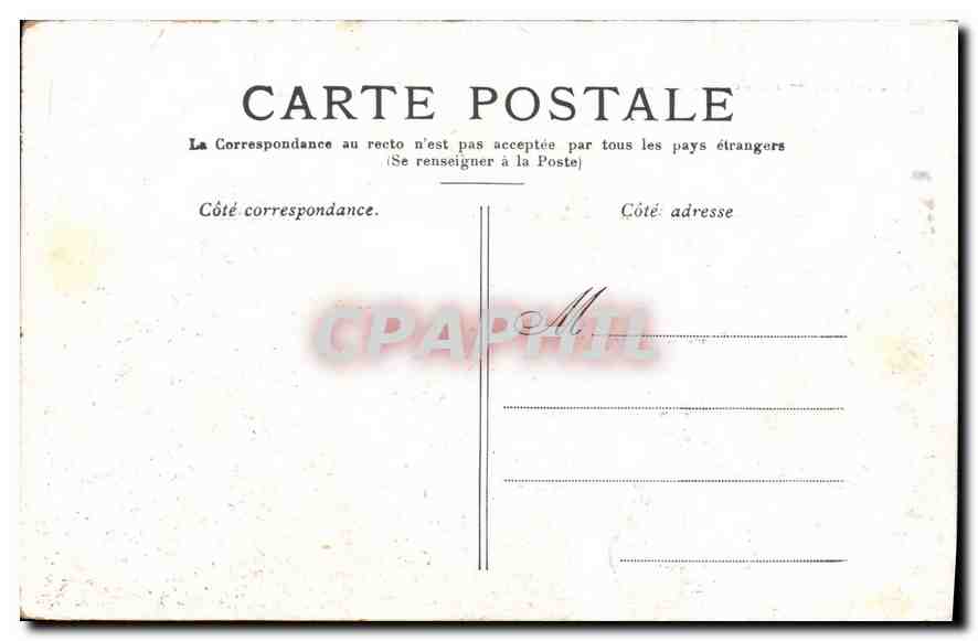CPA Paris Le Jardin du Luxembourg  — Rückseite