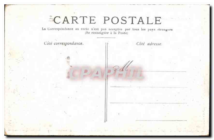 CPA Paris La Madeleine  — Rückseite
