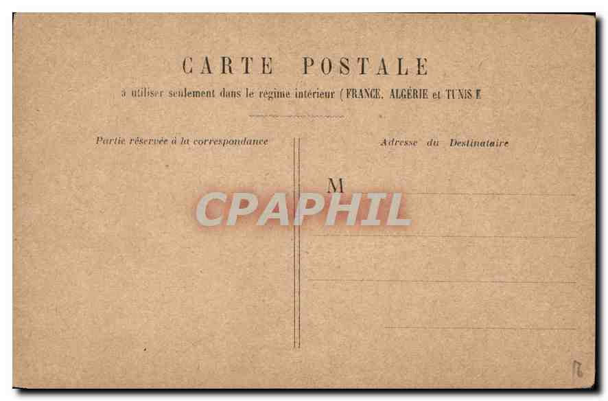 CPA Paris Cour du Louvre  — Rückseite