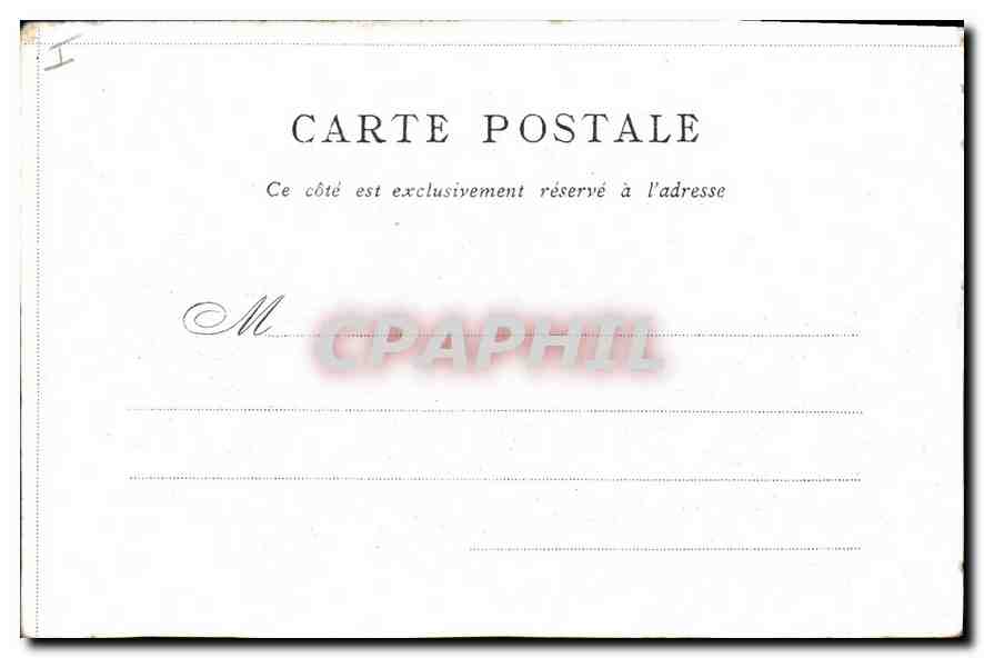 CPA Pantheon Edite par le Bon Marche Paris  — Rückseite