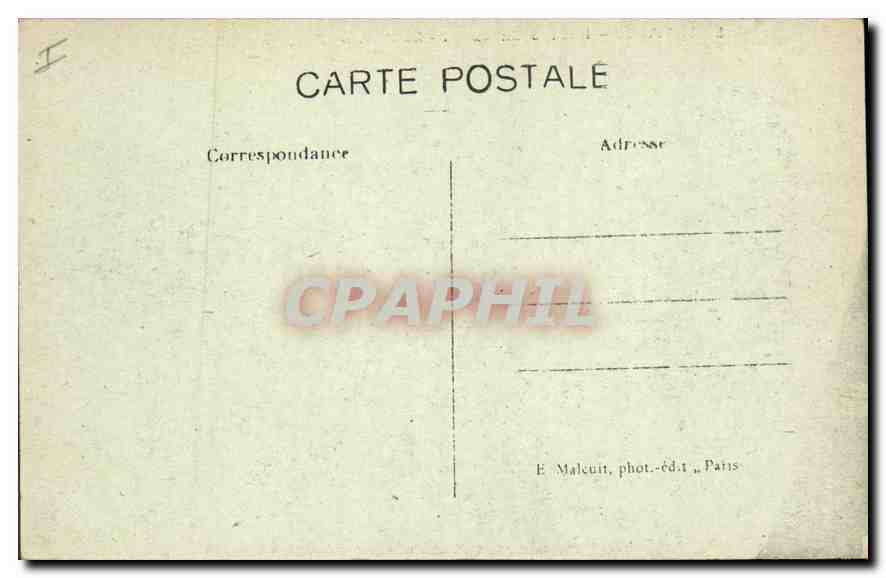 CPA Paris Buttes Chaumont Le Pont de Baiques  — Verso
