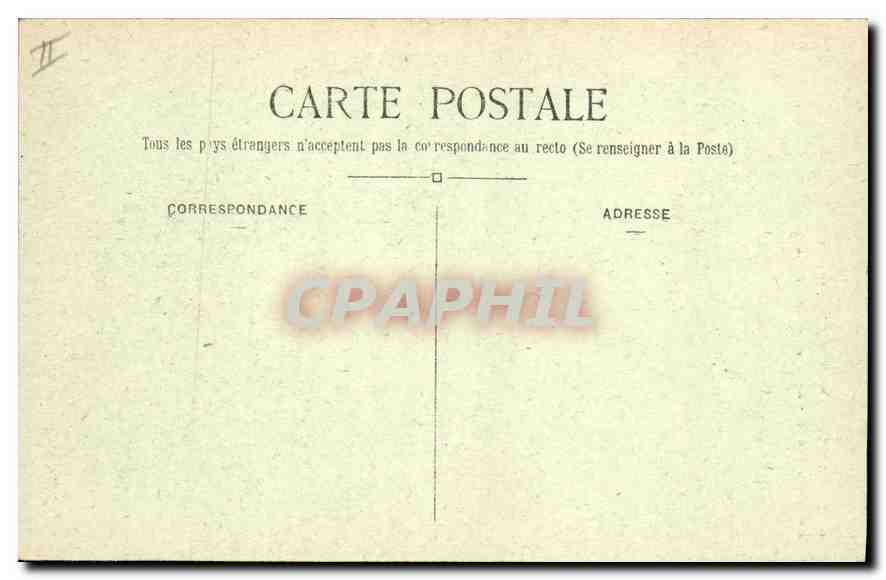 CPA Paris Buttes Chaumont Le Belvedere Le Passeur  — Verso