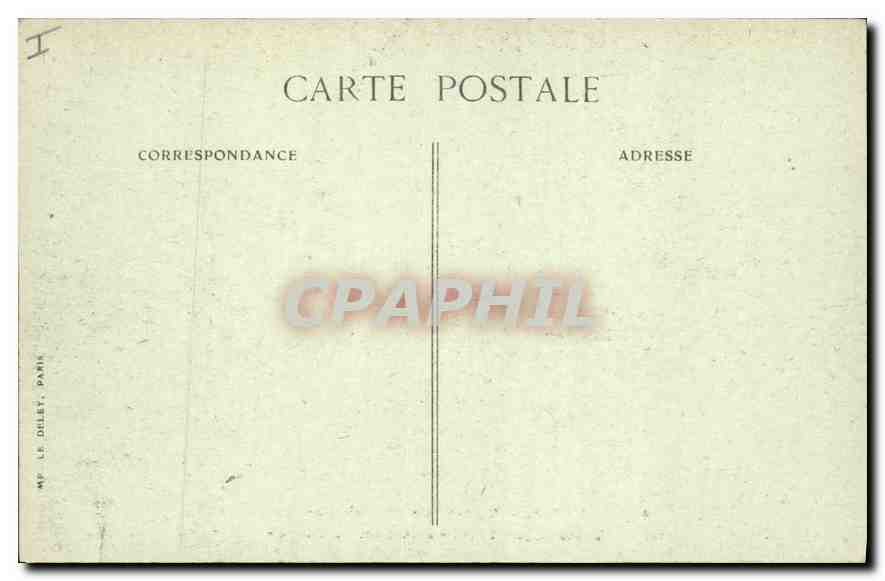 CPA Paris Vue prise du Pavillon de Flore  — Rückseite