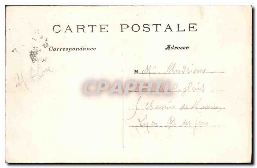 CPA Paris La Rue Soufflot et le Pantheon  — Rückseite