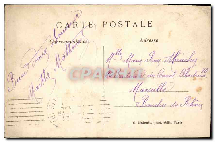 CPA Paris Le Parc Montsouris Un Coin du Lac  — Rückseite