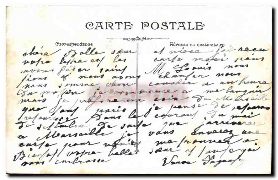 CPA Paris Le Louvre et le Monument de Gambetta  — Rückseite