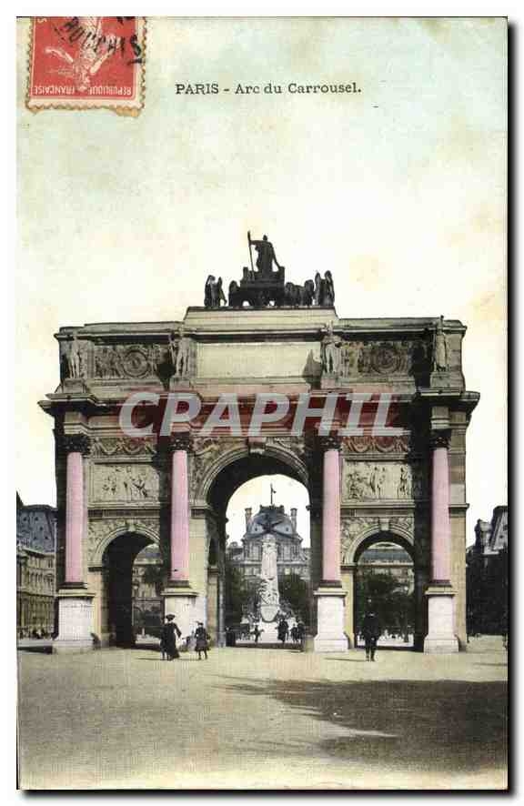 CPA Paris Arc du Carrousel 