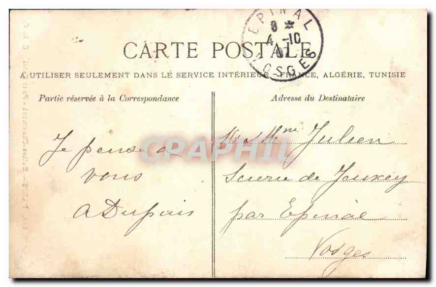 CPA Paris Buttes Chaumont Pont Fatal  — Rückseite