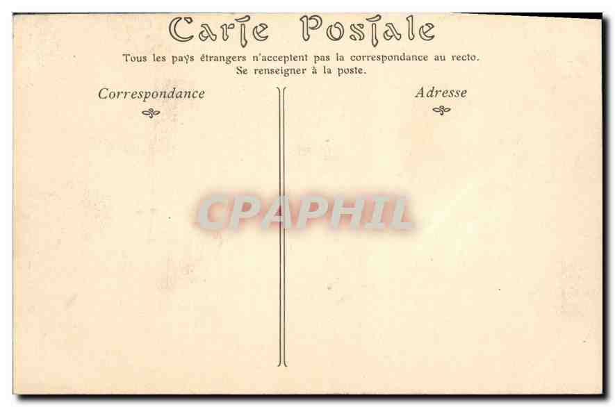 CPA Paris Hotel des Invalides le Tombeau de Napoleon I  — Rückseite