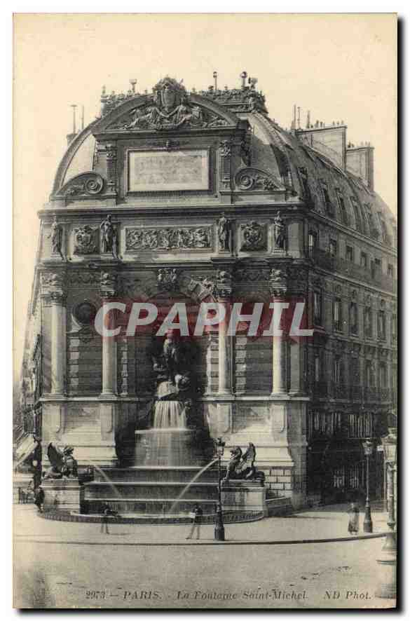 CPA Paris La Fontaine Saint Michel 