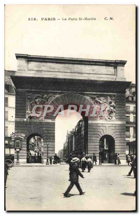 CPA Paris La Porte St Martin 
