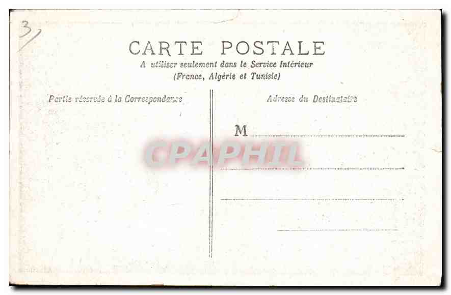 CPA Paris Palais du Luxembourg  — Rückseite