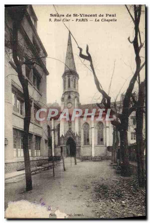 CPA Sceurs de St Vincent de Paul Rue Cler Paris La Chapelle 