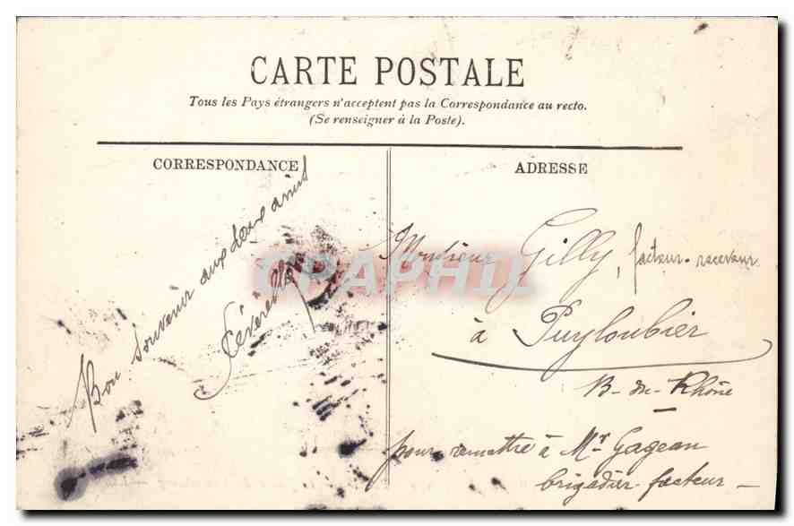 CPA Paris Le Jardin du Luxembourg  — Rückseite