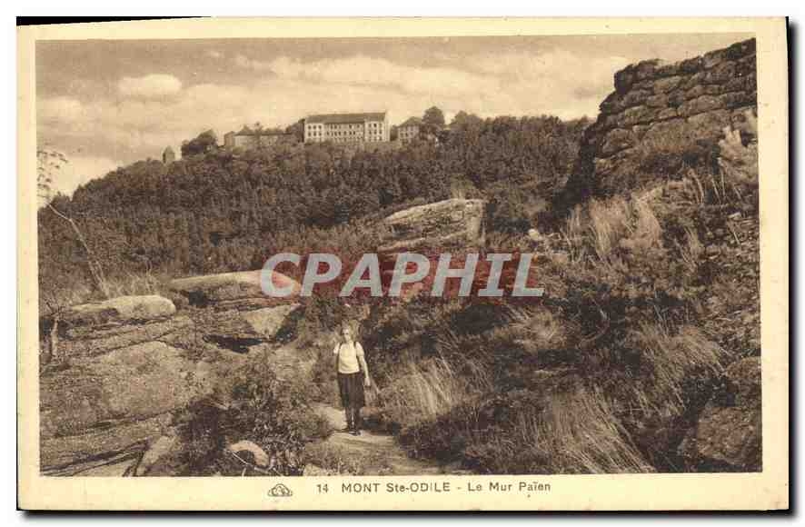 CPA Mont Ste Odile Le Mur Paien 