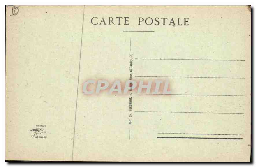 CPA Mont Ste Odile  — Rückseite