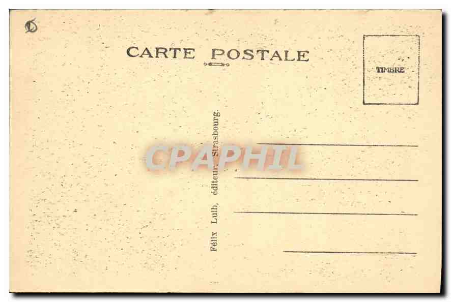 CPA Mont Ste Odile  — Rückseite