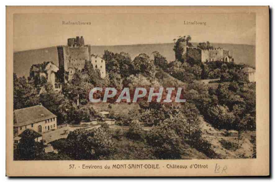 CPA Environs du Mont Saint Odile Chateaux d'Ottrot 