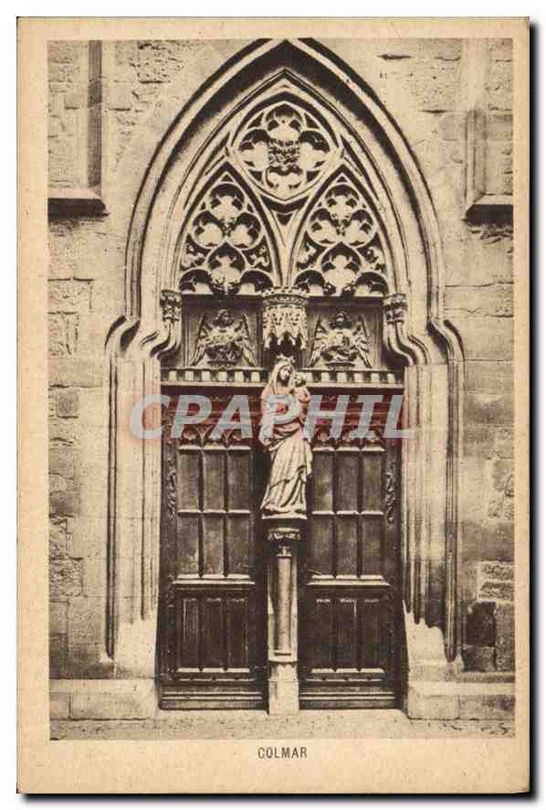 Colmar — Portail de l'église des Dominicains — Édition J.-B. Luxe et Cie