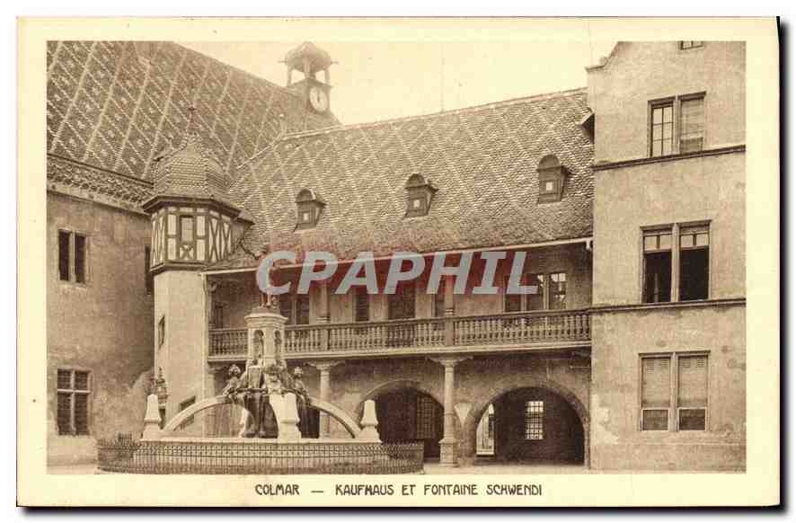 Colmar — Kaufhaus et Fontaine Schwendi — Braun et Cie, Dornach