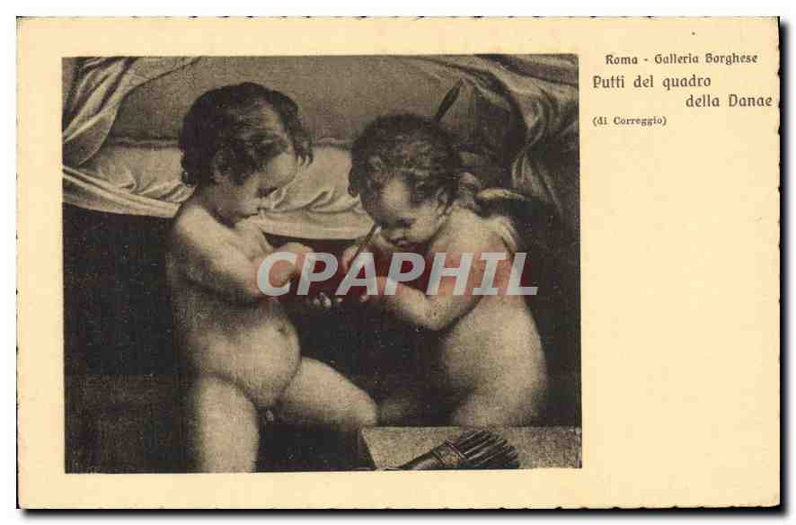 Putti aus dem Gemälde der Danae — (von Correggio) — Rom - Galleria Borghese