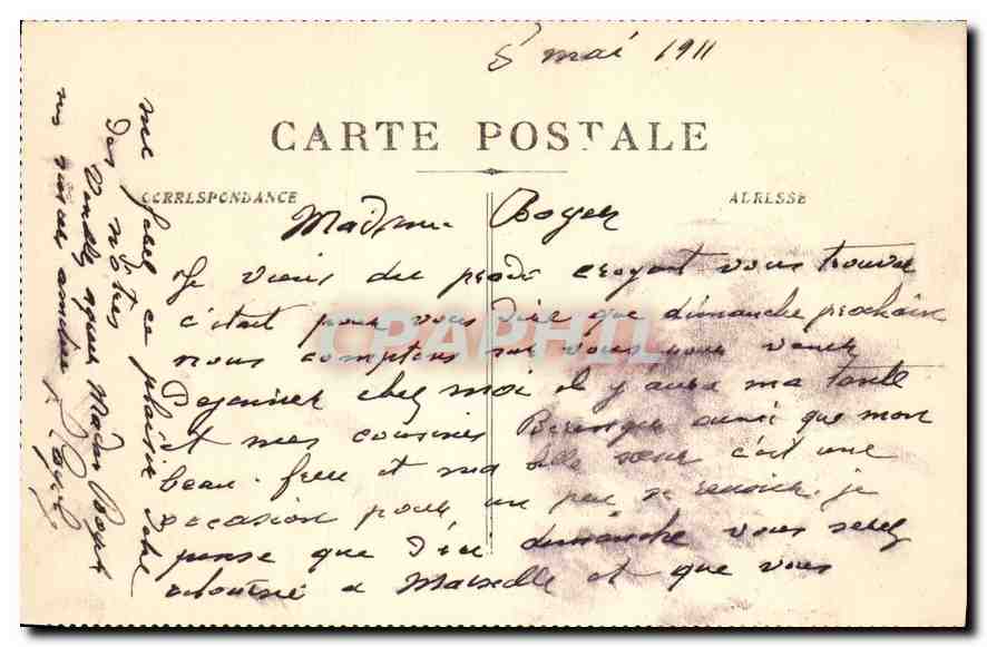 CPA Motons aux paturages Simon — Rückseite