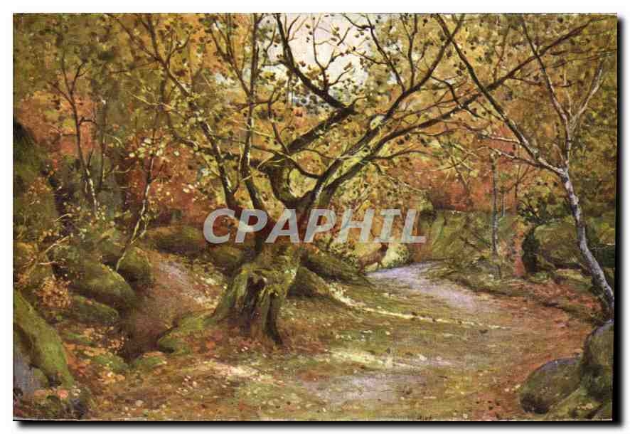 La forêt de Fontainebleau — Paysage aux loups — Martin KAVEL