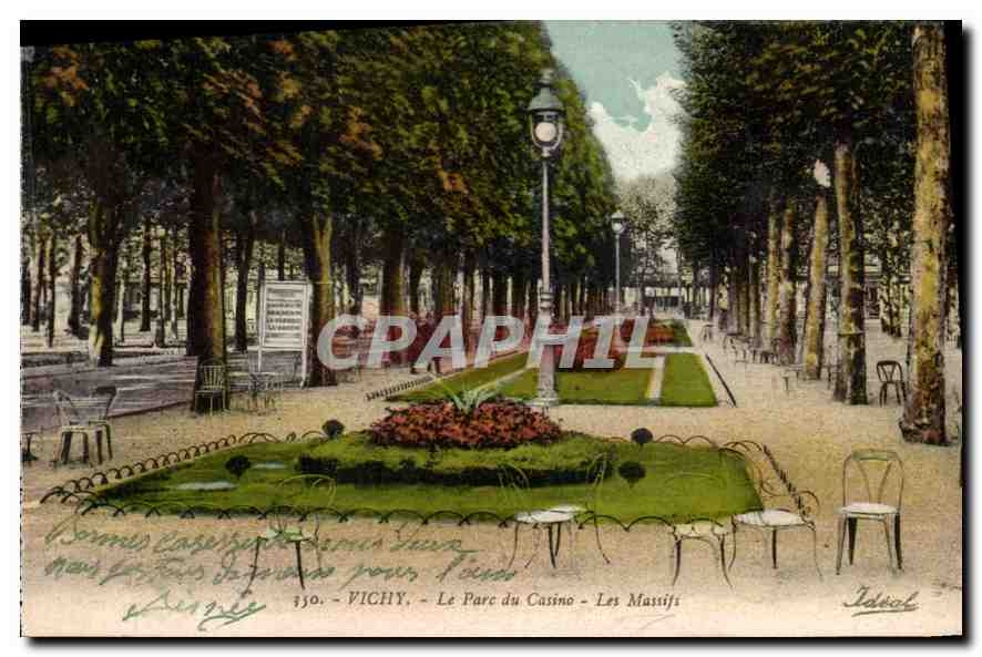 Vichy - Le Parc du Casino - Les Massifs