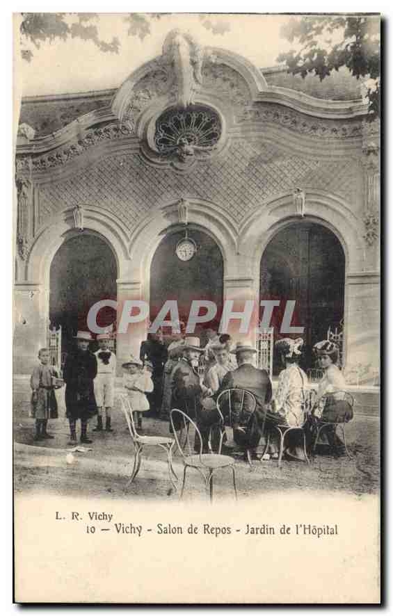 Vichy — Salon de Repos - Jardin de l'Hôpital — L. R. Vichy